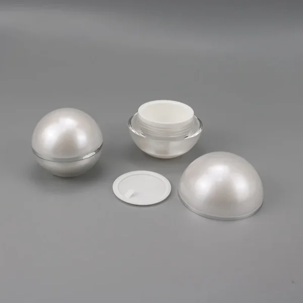 double wall small acrylic jars with lids