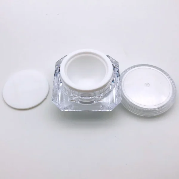 empty eye cream jars