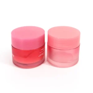 empty lip moisturizing mask container