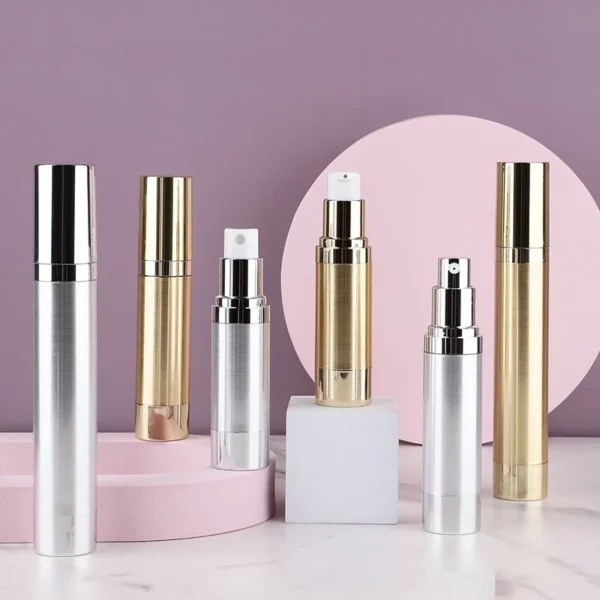 gold aluminum vacuum spray bottle