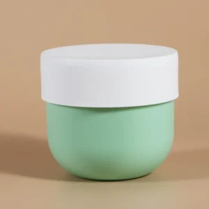 green PP cosmetic cream container