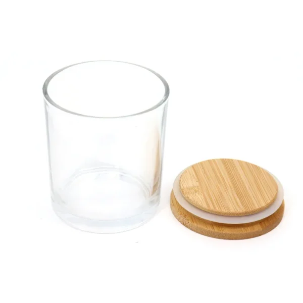 kraft paper candle box with lid