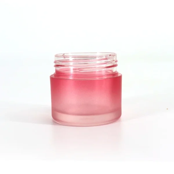 matte frosted lip balm container