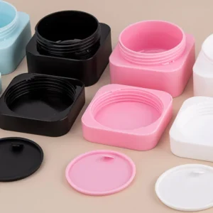 mono material square PP plastic cream jar