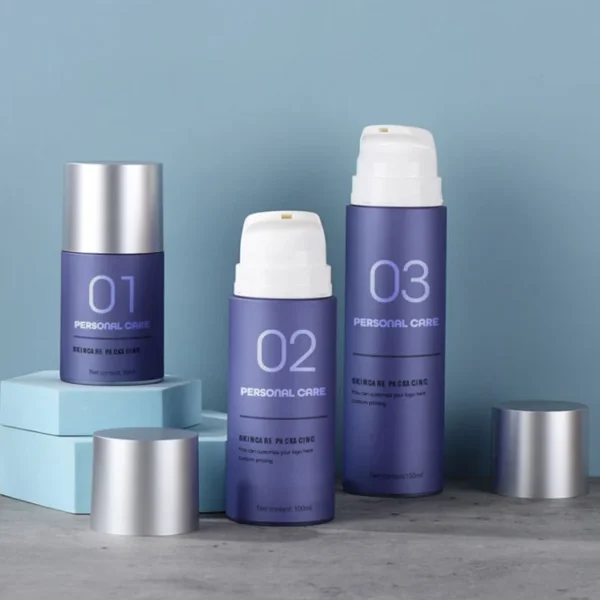 mono plastic airless cosmetic bottles