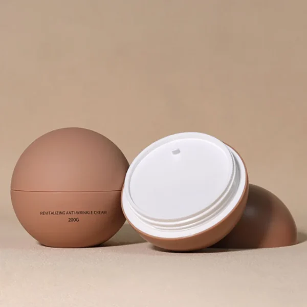 mono PP material ball shape cosmetic jar