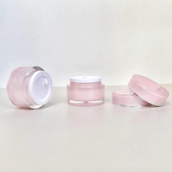 pink beauty containers