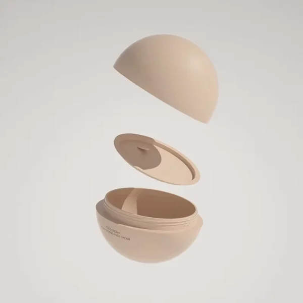 plastic small skin care jars