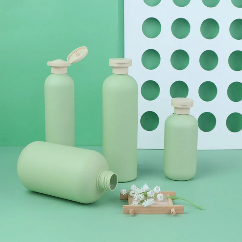 refillable green shampoo bottles