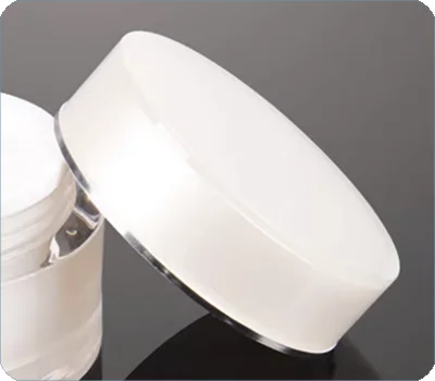 round screw on cap acrylic jar