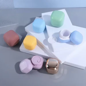 square plastic container for cream