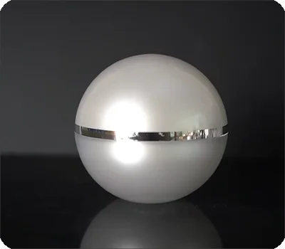 unique ball shape acrylic cosmetic jar