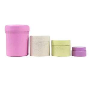 wheat straw eco-friendly cosmetic containers