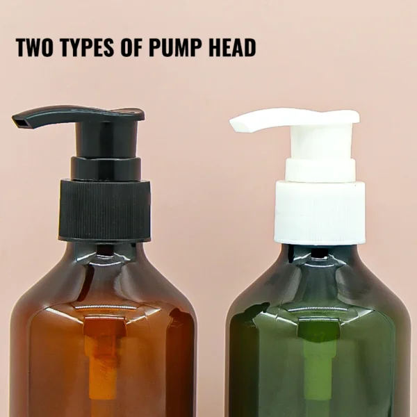 white black pump heads