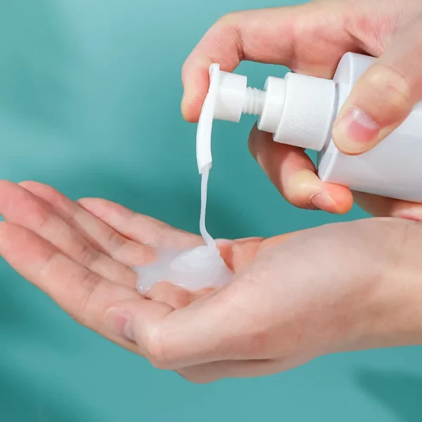 white lotion pump bottles