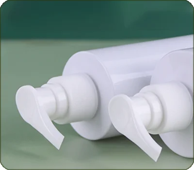 white PP pump dispenser for thick lotion