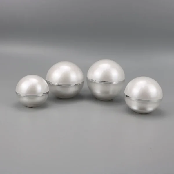 wholesale spherical acrylic PP cosmetic jars