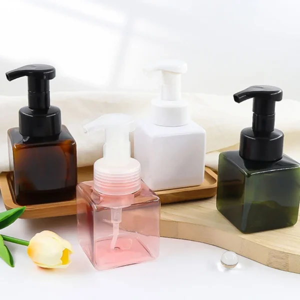 250ml square shape foaming soap dispenser