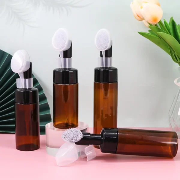 amber foaming soap dispenser