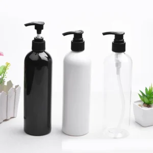 black white clear PET plastic lotion dispenser pump