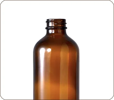 Boston Round Glass Foam Pump Bottle