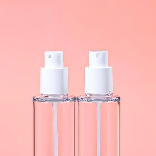 clear PETG plastic lotion dispenser pump