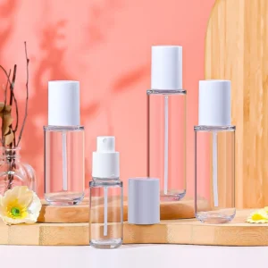 empty plastic spray bottle for face toner