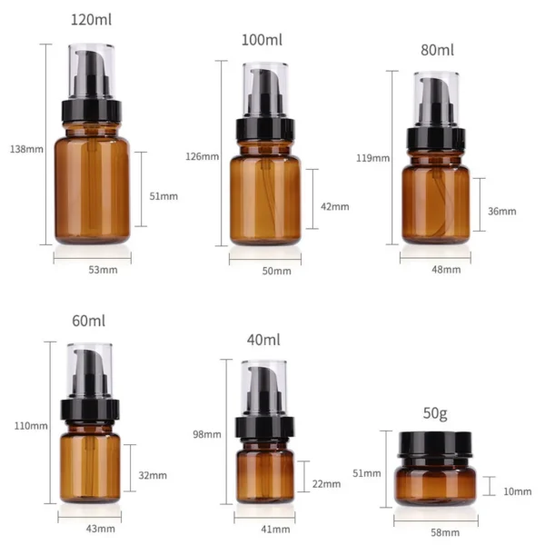empty toner spray pump bottles