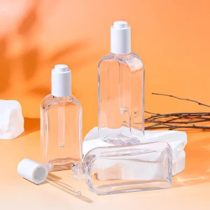flat square essential oil dropper bottle