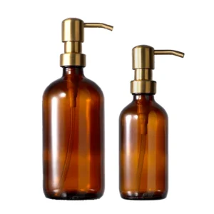 glass bottle foaming soap dispenser