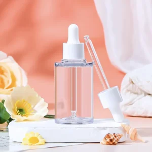 glass dropper with rubber bulb