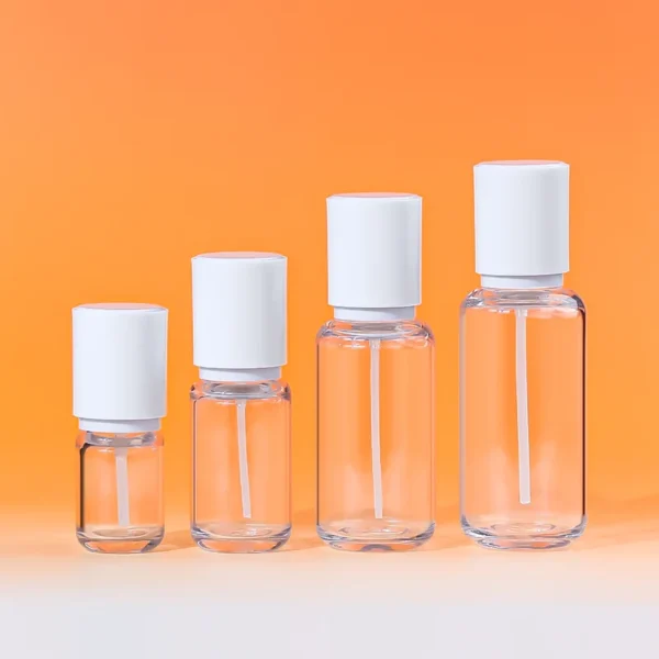 high clarity PETG plastic pump bottle