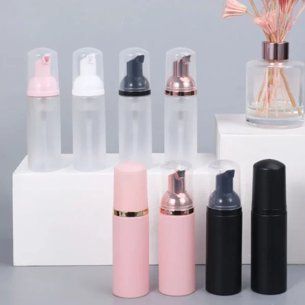 lash extension foaming cleanser bottles