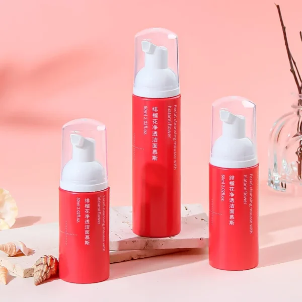 mousse foam dispenser facial cleaner container