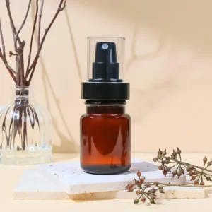 plastic amber bottles with pump