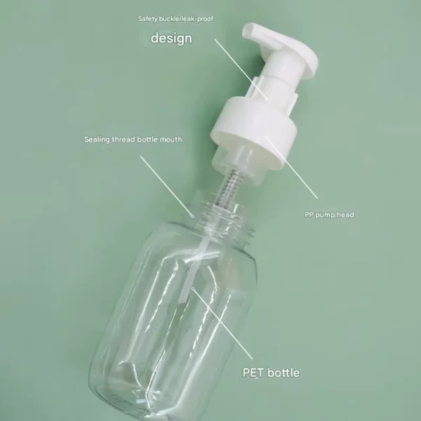 refillable soap dispenser pump bottle