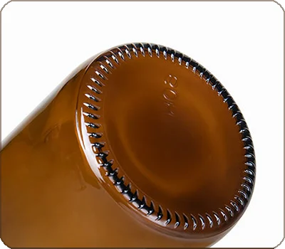 thick bottom of hand soap glass bottle