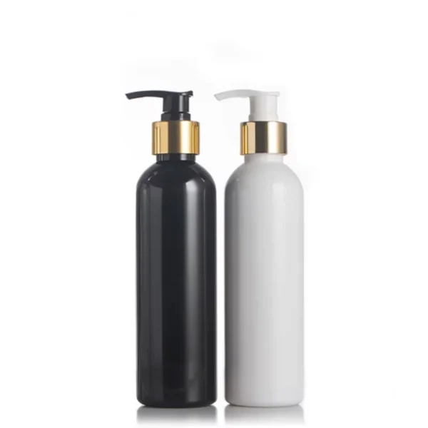 white black foundation pump bottle