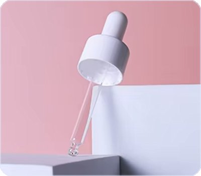 white rubber bulb dropper
