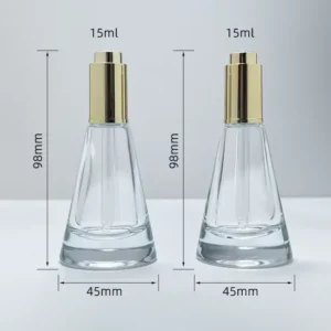 15ml glass liquid dropper bottle