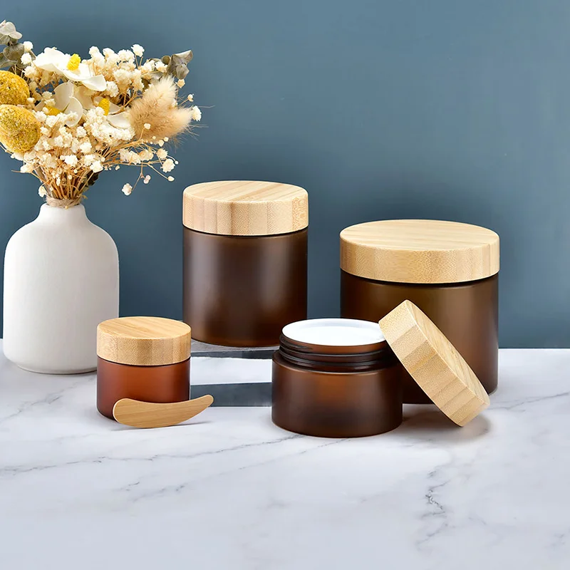 amber plastic containers for cream