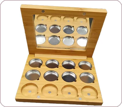 12 pan bamboo empty eyeshadow palette