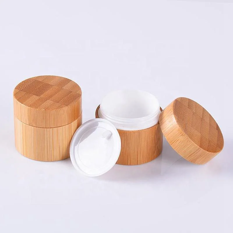 bamboo cosmetic packaging jars