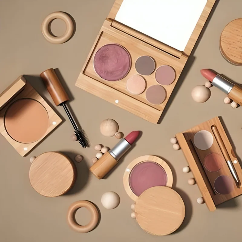 bamboo empty makeup powder compact