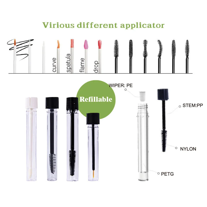 bamboo makeup tube with wand applicator