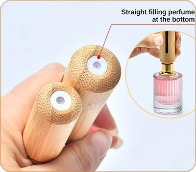 bamboo perfume atomiser spray bottle