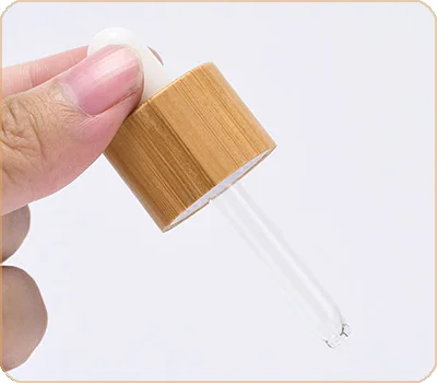 bamboo pipette dropper lid