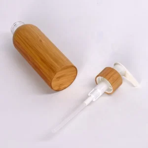 bamboo-plastic-lotion-pump-dispenser bamboo plastic lotion pump dispenser