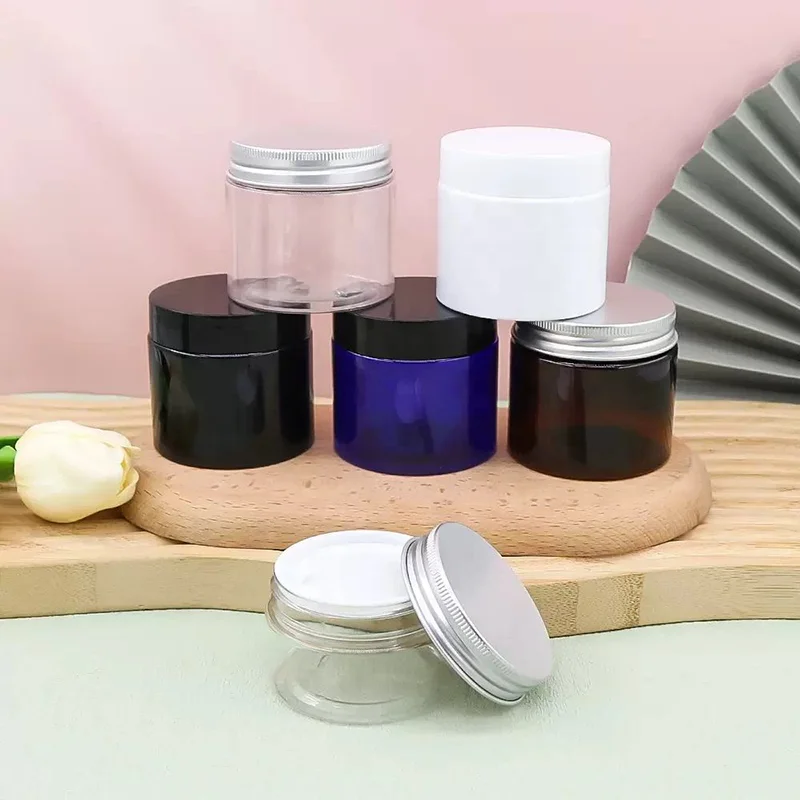 bulk PET plastic jars cosmetic packaging