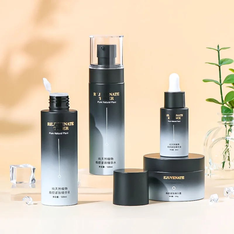 custom PET plastic cosmetic packaging